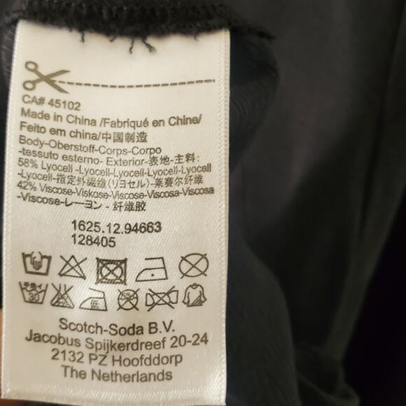 Maison Scotch Button up Utility Romper Black Great condition Size 6 - Picture 6 of 11